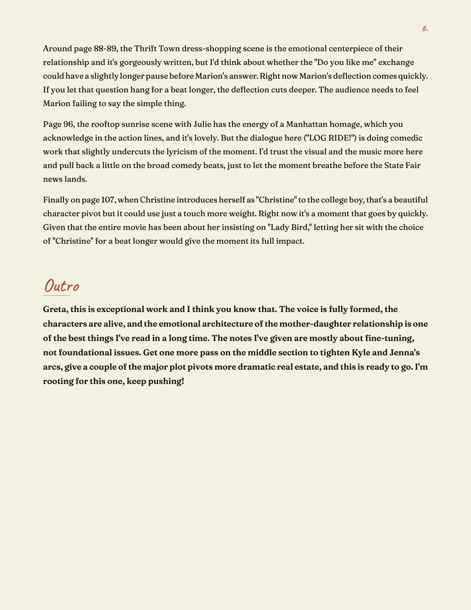 Auteur coverage of Lady Bird, page 6 of 8