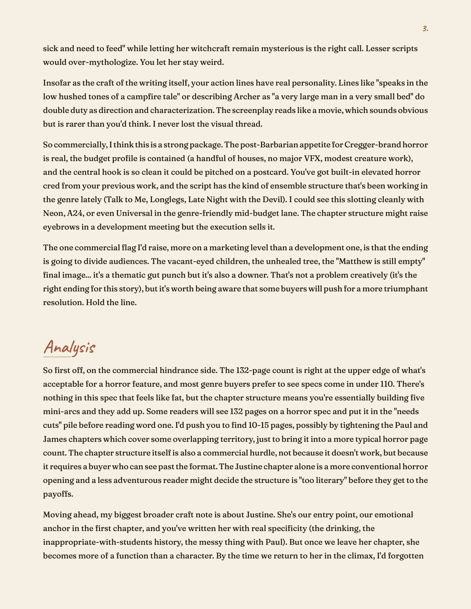 Auteur coverage of Weapons, page 3 of 8