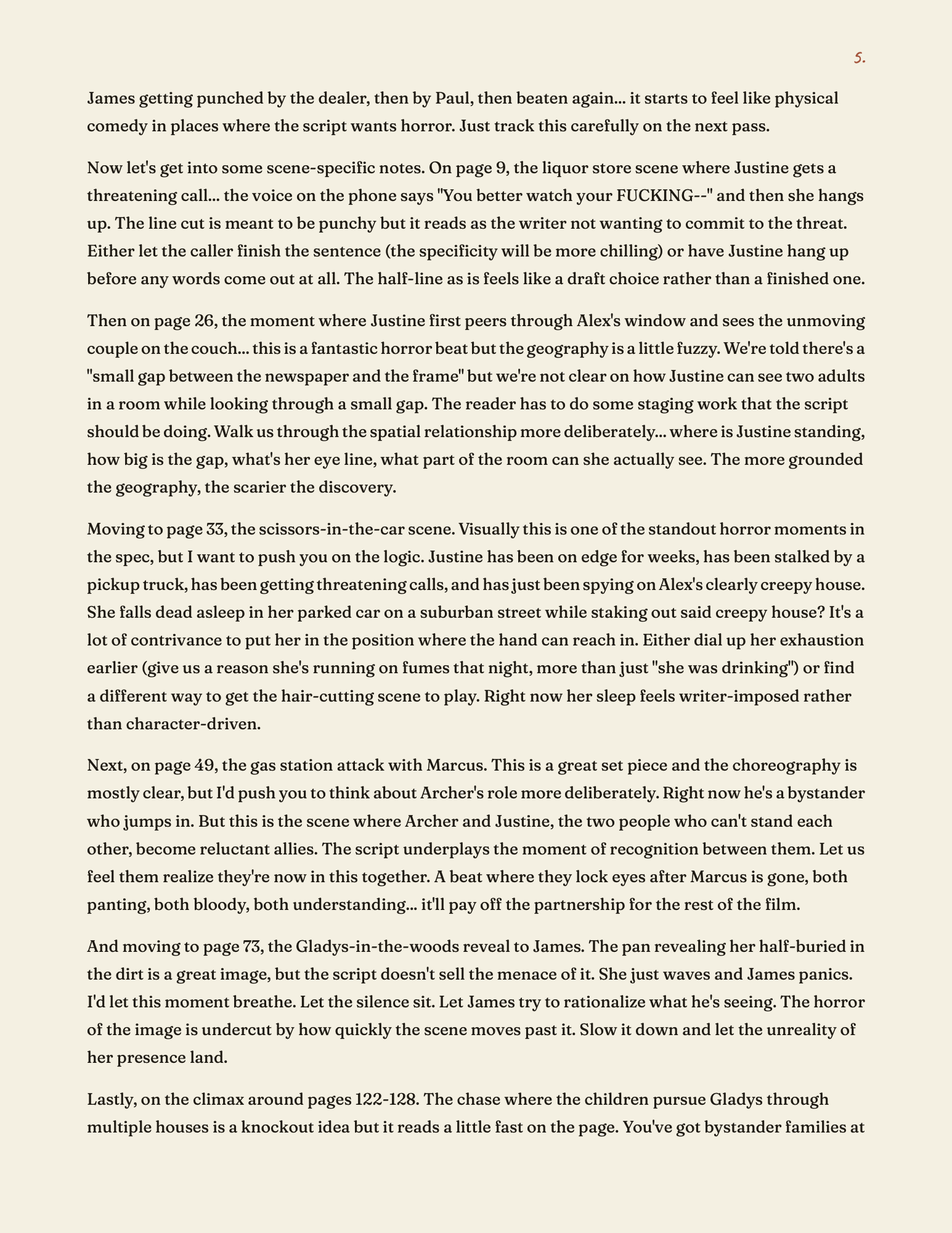 Auteur coverage of Weapons, page 5 of 8