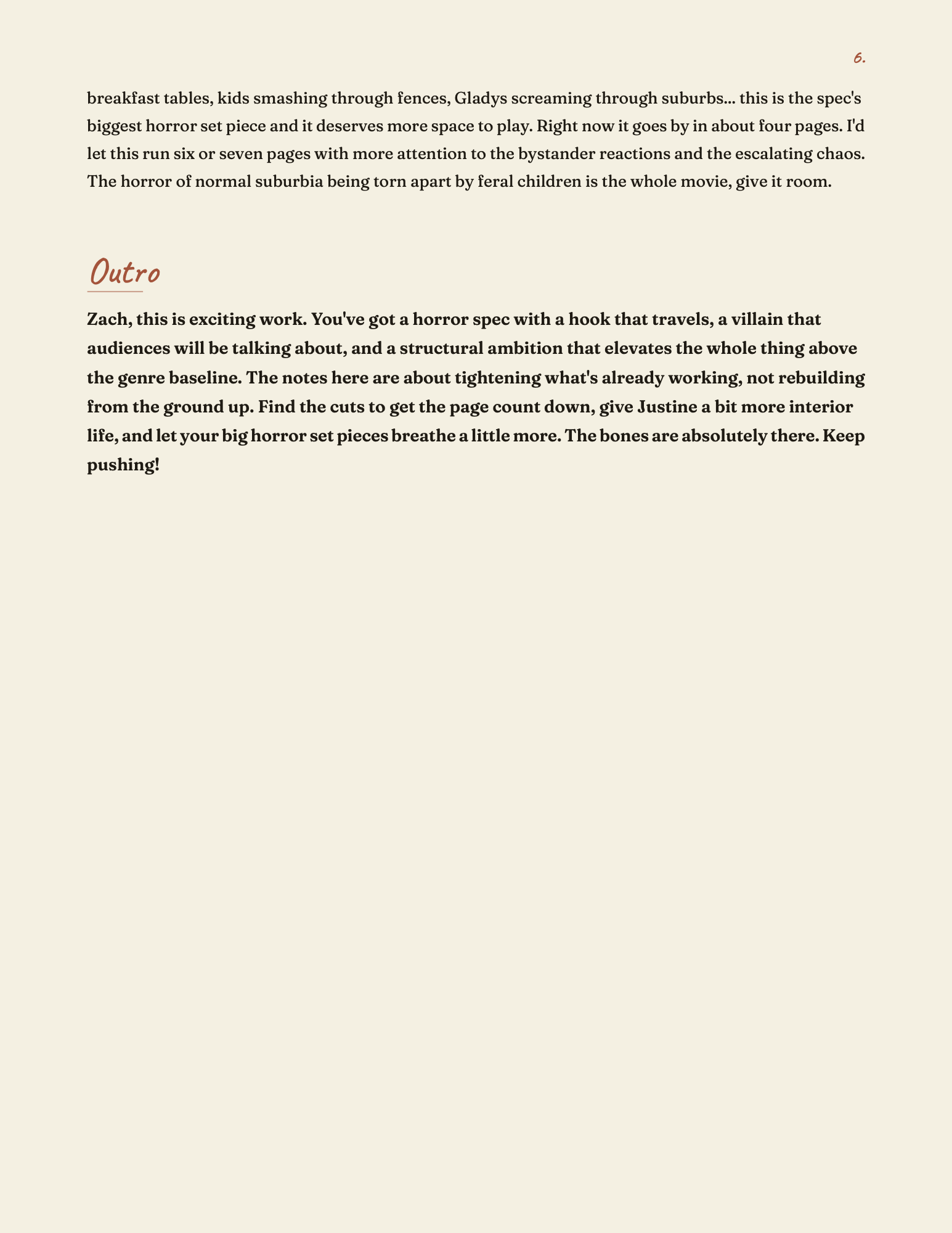 Auteur coverage of Weapons, page 6 of 8